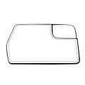 Left Side Door Mirror Glass- For 2015-on Ford F150 P U W O Heated Rm21260-11p 