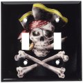 Art Plates Pirate Switch Plate Double Toggle 