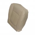 Secosautoparts Passenger Bottom Perforated Leather Seat Cover Tan Compatible With Ford F 150 F250 2011-2016