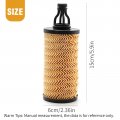 Anxingo 4 Pack Oil Filter Replacement For 2014-2019 Maserati Ghibli V6 For 2017-2019 Lavante Replace 311401 298939