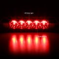 Auto Dynasty Full Led Rear High Mount Smoked Housing 3rd Third Tail Brake Light Stop Lamp Compatible With Cube 09-14