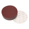 8 Hook And Loop Sanding Discs 80 Grit Aluminum Oxide Sandpaper For Random Orbit Sander Wood Metal Dry Polishing 45pcs