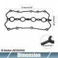 Uxcell Engine Valve Cover Gaskets No 06f103483d For Audi A4 2005-2009 Black Rubber