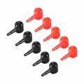 Uxcell Battery Terminal Insulating Rubber Protector Covers For 12mm 3mm Cable Red Black 5 Pairs 