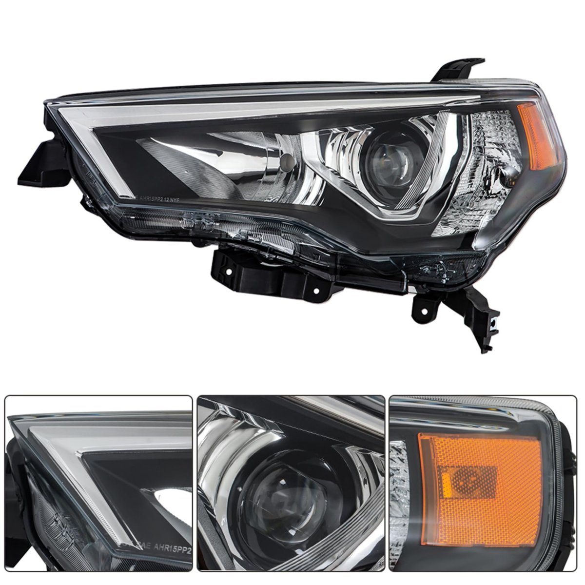 1 Pack Headlight Assembly Kit Left Side Replacement For 2021-2022 4runner