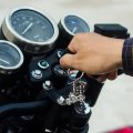 Lagava Dad Gifts From Daughter Motorcycle For Men Ride Safe Keychain Birthday