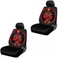 Deadpool Repeater Pattern Logo Marvel Comics Auto Car Truck Suv Vehicle Low Back Front Bucket Seat Cover Pair By La Gear 
