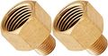 Vixen Horns 1 4 Npt Male To 2 Female Brass Thread Expander Fitting For Train Air Horn Tanks Bundle Of Two Fittings Vxa1412-2 