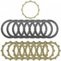 Caltric Clutch Friction And Steel Plates Compatible With Yamaha Fjr1300 Fjr1300a 2003 2004-2015