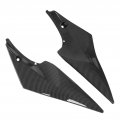 Qiilu 2pcs Gas Tank Side Fairing Cover Left Right Replacement For Suzuki R 600 750 2006 2007 Carbon Fiber Seats And