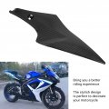 Qiilu 2pcs Gas Tank Side Fairing Cover Left Right Replacement For Suzuki R 600 750 2006 2007 Carbon Fiber Seats And