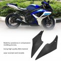Qiilu 2pcs Gas Tank Side Fairing Cover Left Right Replacement For Suzuki R 600 750 2006 2007 Carbon Fiber Seats And