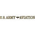U S Army Aviation Clear Window Strip 