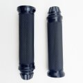 Okstno Motorcycle 7 8 Cnc Hand Grips Aluminum Rubber Gel Handlebar For Sport Bike Black