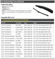 Rear Windshield Wiper Arm And Blade Kit Compatible With 2012-2019 Ford Explorer Sport Utility 4-door