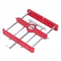 Self Centering Dowel Jig Kit Woodworking 2 In 1 Punch Locator Doweling Connector Fastener Tools Red