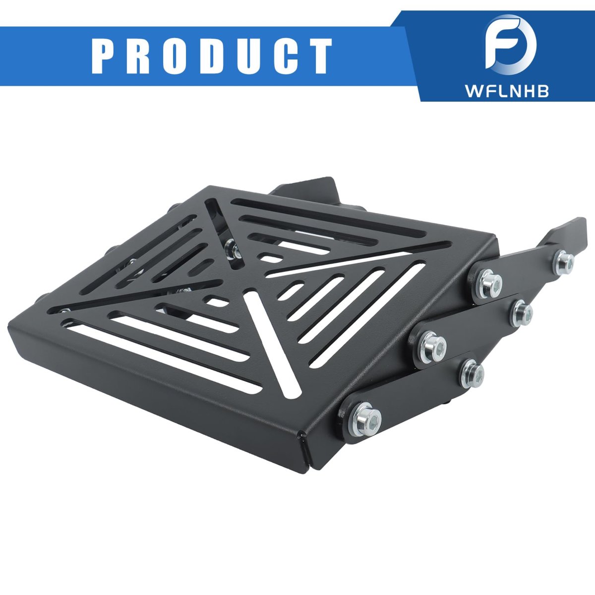 Motorcycle Rear Trunk Bracket Replacement For Y15 Lc135 Fiv8 Strong Carbon Steel Luggage Rack With Matte Black Finish And