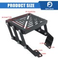 Motorcycle Rear Trunk Bracket Replacement For Y15 Lc135 Fiv8 Strong Carbon Steel Luggage Rack With Matte Black Finish And