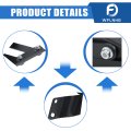 Motorcycle Rear Trunk Bracket Replacement For Y15 Lc135 Fiv8 Strong Carbon Steel Luggage Rack With Matte Black Finish And