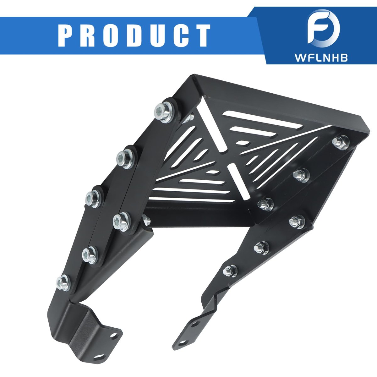 Motorcycle Rear Trunk Bracket Replacement For Y15 Lc135 Fiv8 Strong Carbon Steel Luggage Rack With Matte Black Finish And