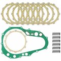Caltric Clutch Friction Plates And Gasket Compatible With Suzuki Ltz400 Quadsport Z400 2003-2008