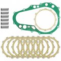 Caltric Clutch Friction Plates And Gasket Compatible With Suzuki Ltz400 Quadsport Z400 2003-2008