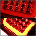 Auto Dynasty Compatible With 00-06 Gmc Yukon Xl Chevy Tahoe Suburban Red Led C-bar Tail Light 3rd Third Brake Lamp