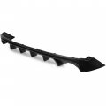 Kuafu Rear Bumper Lip Diffuser Compatible With 2014-2016 Lexus Is250 Is350 Is200t Spoiler Splitter F-sport Style Black Abs