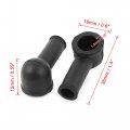 Uxcell Terminal Insulating Covers 12mm X 8mm 10 Pcs Black