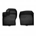 Mixsuper Custom Fit Front Floor Mats For 2014-2021 Ford Transit Connect With Vinyling And Posts Only All Weather Floor Liners 