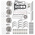 Partszen 23041-2b600 Hbhy22l 8997 Engine Overhaul Rebuild Kit Pistons Rings Main Rod Bearing Set Intake Exhaust Valve For