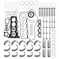 Partszen 23041-2b600 Hbhy22l 8997 Engine Overhaul Rebuild Kit Pistons Rings Main Rod Bearing Set Intake Exhaust Valve For