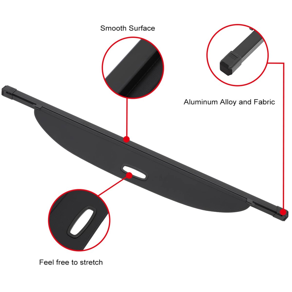 Rear Trunk Cargo Cover For 2007012 Mazda Cx-7 2 3l 2010-2012 2 5l I Privacy Shield Anti-peeking Design Enhanced Security