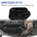 X Autohaux Transmission Oil Pan For Infiniti Fx35 G35 M35 Nissan 350z 11110-4p110 Engine Lower Sump Black Powder Coating Metal