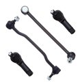 Front Suspension Set Of 4 Outer Tie Rod End Sway Bar Link Fit 2004-2008 For Nissan Maxima