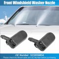 Uxcell 2pcs Windshield Wiper Washer Nozzle Spray Jet For Volkswagen Passat 1 9l 1996-1997 No 191955985a
