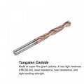 Uxcell Twist Drill Bit 4 9mm Jobber Nanoscale Titanium Coated K35 Tungsten Carbide Straight Shank 60mm Length For Drilling