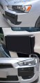Front Bumper Side Mount License Plate Relocator Base Compatible With 2008-2016 Mitsubishi Lancer Gts Evo X