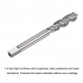 Uxcell Spiral Flute Taps 5 16-18 Unc 2b High Speed Steel Hss Uncoated Machine Thread Milling Threading Screw Tap 3 Flutes
