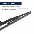 X Autohaux Car Rear Windshield Wiper Blade Arm Set For Lincoln Navigator 2007-2015 16 Inch