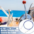 Uxcell 2pcs 13ft 157 Inch Marine Type 3300 33c Throttle Shift Remote Control Box Cable With Clevis For Yamaha Outboard Engine
