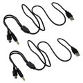 2024 New 2 Packs 2in1 Usb Dc Power Charger Black 5 5m Data Transfer Cable Fit For Psp 1000 2000 By Goodicare