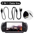 2024 New 2 Packs 2in1 Usb Dc Power Charger Black 5 5m Data Transfer Cable Fit For Psp 1000 2000 By Goodicare
