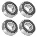 Caltric 4 Spindle Ball Bearing Compatible With John Deere L130 S130 S240 190c G110 Tractor