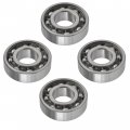 Caltric 4 Spindle Ball Bearing Compatible With John Deere L130 S130 S240 190c G110 Tractor