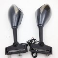 Smt-turn Signal Mirror Compatible With Kawasaki Ninja 500 250r Triumph Daytona Trophy Ducati B00rudvh7a
