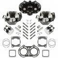 Caltric Cylinder With Head Compatible Yamaha Banshee 350 Yfz350 1987-2006 Piston Ring Gasket Kit