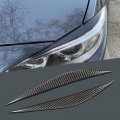 Tomall Headlight Eyelid Cover Trims For Bmw F30 Eyebrow Carbon Fiber 3 Series F32 F31 F36 F34 F33 Car Decorations I Blacki 