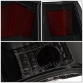 Auto Dynasty Led C-tube Bar Tail Brake Light Compatible With Chevy Gmc C K Pickup 88-00 Left And Right Side Black Housing