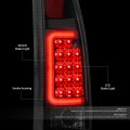 Auto Dynasty Led C-tube Bar Tail Brake Light Compatible With Chevy Gmc C K Pickup 88-00 Left And Right Side Black Housing